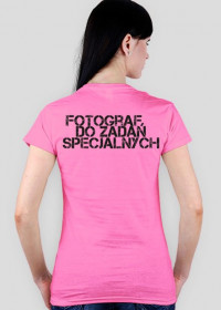Koszulka dla fotografa damska - Do zadań specjalnych