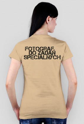 Koszulka dla fotografa damska - Do zadań specjalnych