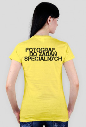 Koszulka dla fotografa damska - Do zadań specjalnych