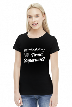 Koszulka biegaczki "Jaka jest Twoja supermoc?" - różne kolory