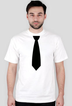 T-shirt z krawatem