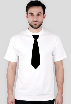 T-shirt z krawatem