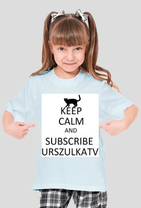 Koszulka dziewczęca KEEP CALM