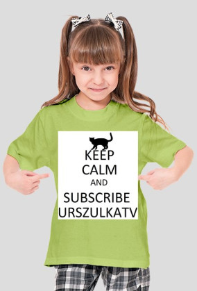 Koszulka dziewczęca KEEP CALM