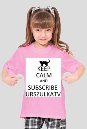Koszulka dziewczęca KEEP CALM