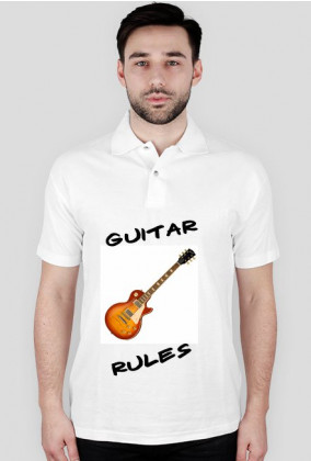 Koszulka- Guitar Rules- Polo