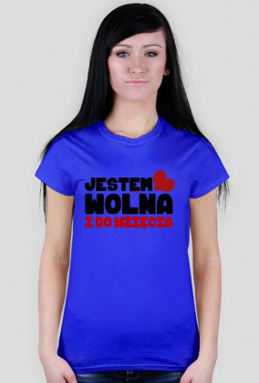 Jestem wolna i do wzięcia (Biała) - Damska