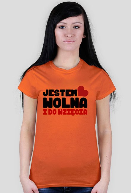 Jestem wolna i do wzięcia (Biała) - Damska