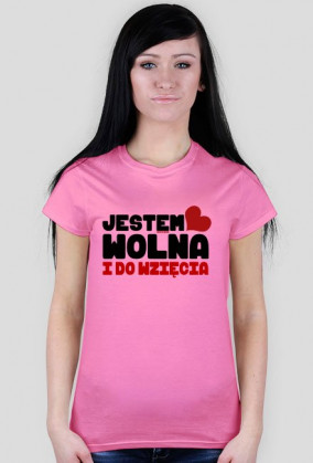 Jestem wolna i do wzięcia (Biała) - Damska