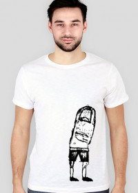 Koszulka SLIM - Człowiek kciuk