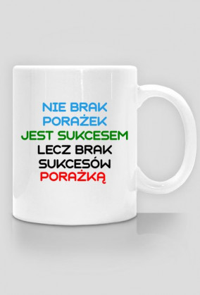 Nie brak porażek jest sukcesem, lecz brak sukcesów porażką