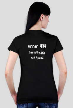 error 404 - woman