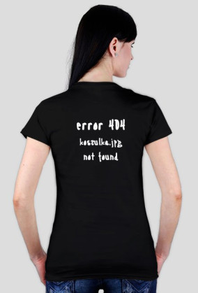 error 404 - woman