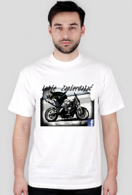 Koszulka LZ ze zdjęciem motocyklisty