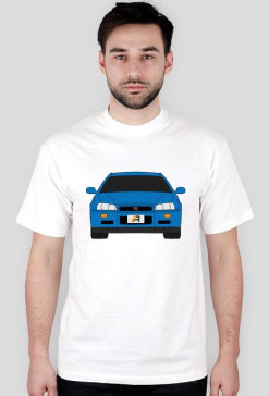 Skyline R34 GTR Przód - Koszulka