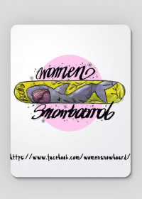 Women Snowboard pod myszkę