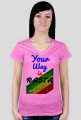 T-shirt Your way is Rasta
