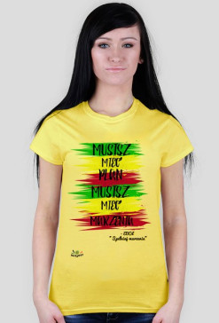 T-shirt Musisz mieć plan