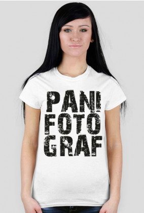 Koszulka dla fotografa damska - Pani fotograf
