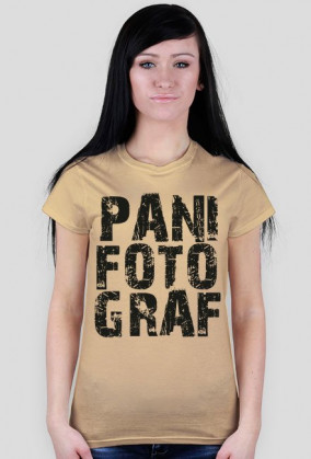 Koszulka dla fotografa damska - Pani fotograf