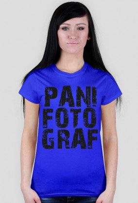 Koszulka dla fotografa damska - Pani fotograf