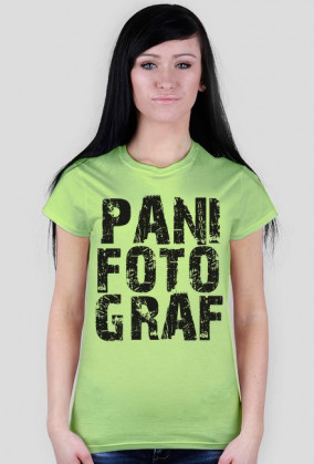 Koszulka dla fotografa damska - Pani fotograf