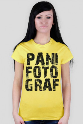 Koszulka dla fotografa damska - Pani fotograf