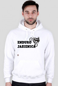 Enduro Jasienica - Bluza Biała z Kapturem