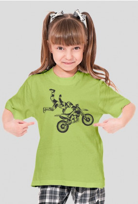 Koszulka dziecięca motocykl