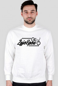 ŻyjeSpox Biała Bluza