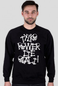 Tylko rower Cię ocali Czarna Bluza