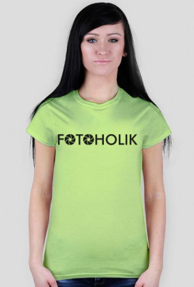 Koszulka dla fotografa damska - Fotoholik