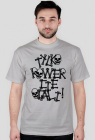 Tylko rower Cię ocali Szara Koszulka