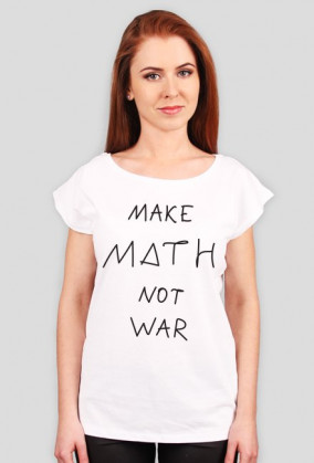 Oversize biała - MAKE MATH ♀