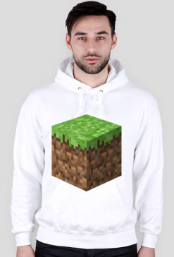 Minecraft Klocek BLUZA Z KAPTUREM