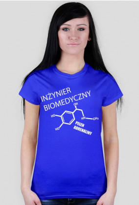 Koszulka Damska Inżynier Biomedyczny II Biały - SmartShirt