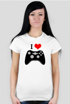 Koszulka Damska I Love Play I - SmartShirt