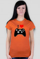 Koszulka Damska I Love Play I - SmartShirt