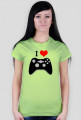 Koszulka Damska I Love Play I - SmartShirt