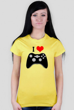 Koszulka Damska I Love Play I - SmartShirt