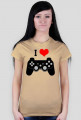 Koszulka Damska I Love Play II - SmartShirt