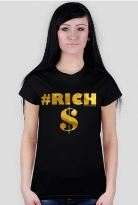 Koszulka Damska Rich Elitarna - SmartShirt