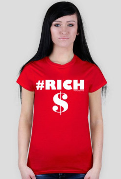 Koszulka Damska Rich Biały - SmartShirt