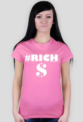 Koszulka Damska Rich Biały - SmartShirt