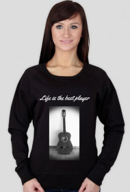 Bluza damska "Life is the best player"
