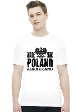 Made in Poland - Alkoholand (t-shirt) ciemna grafika
