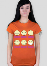 koszulka minki damska pomarańczowa