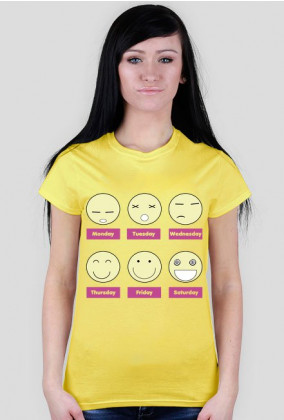 koszulka minki damska żółta