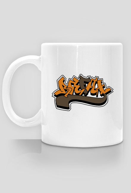 Rafał kubek z imieniem. Graffiti