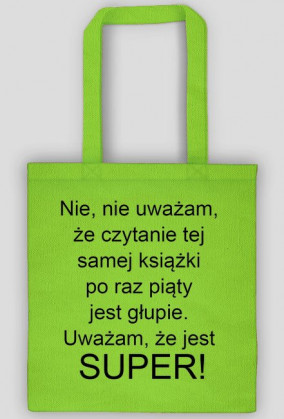 Torba czytanie tej samej książki